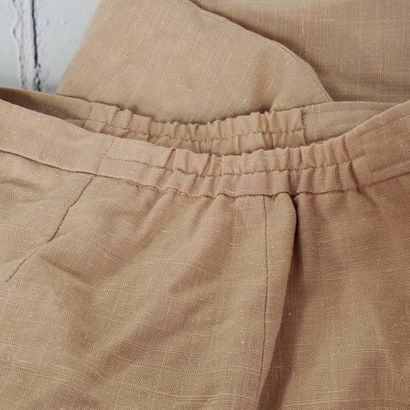 Vtg Linen Lined Trousers Tan 30x31 14 EUC - Picture 10 of 13